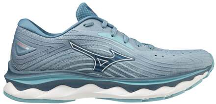 Mizuno Wave Sky 6 Neutrale Schoen Dames-Blauw,Wit - 37