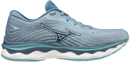 Mizuno Wave Sky 6 Neutrale Schoen Dames-Blauw,Wit - 42.5