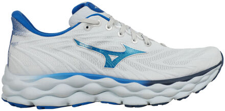 Mizuno Wave Sky 8 Hardloopschoenen Heren wit - blauw - 42 1/2