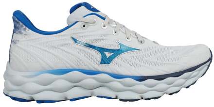 Mizuno Wave Sky 8 Hardloopschoenen Heren wit - blauw - 42