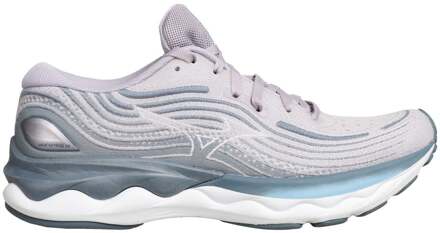 Mizuno Wave Skyrise 4 Neutrale Schoen Dames-Grijs,Wit - 42.5