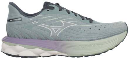 Mizuno Wave Skyrise 6 Neutrale Schoen Dames-Petrolblauw,Wit - 40.5,42