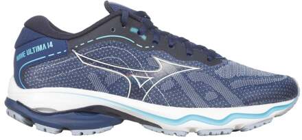 Mizuno Wave Ultima 14 Neutrale Schoen Dames-Donkerblauw,Lichtblauw - 37