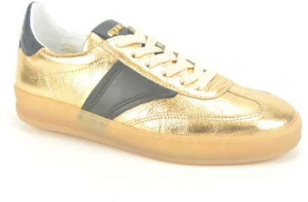 MJUS Goud + Zwart Sneaker N. gumZ. Mjus , Yellow , Dames - 39 Eu,36 EU