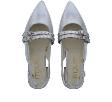 MJUS Wensy dames slingback | dames | maat: | leer - maat 38 Zilver