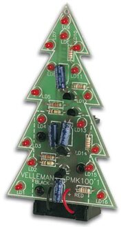 MK100 LED-kerstboom Bouwpakket 9 V/DC
