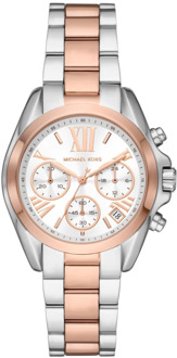 MK7214 Horloge Everest Chrono staal rose-en zilverkleurig-wit 36 mm