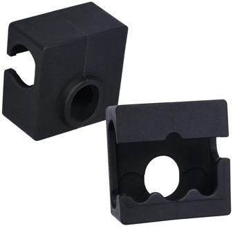 MK8 Silicone Sock Cover CR10 Heater Block Case MK7/MK8 For Aluminum Block Hot End CR10S PRO ender 3 Extruder 3D Printer Parts