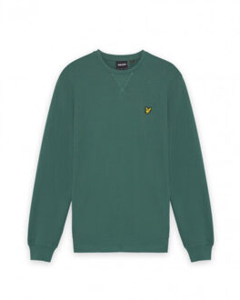 Ml424vog crew neck everglade w130 heren sweater Groen