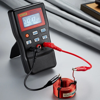 Mlc500 500Khz High Precision Digital Display Automatic Range Inductance And Capacitance Meters Tester English manual USB PC prog