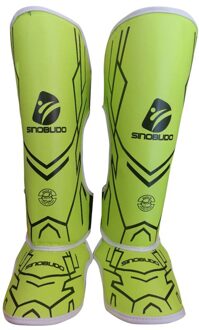 Mma Boksen Scheenbeschermers Kick Pad Boksen Karate Voet Protector Volwassen Staaf Been Protectors Протектор Голени groen / L
