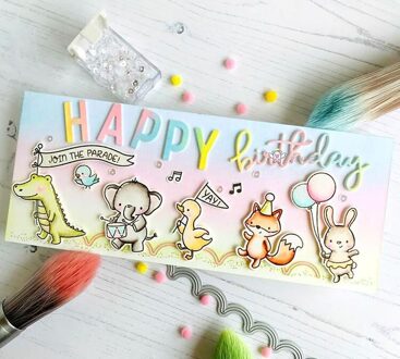 Mmao Ambachten Metalen Stalen Stansmessen Gelukkige Verjaardag Letters Stencil Voor Diy Scrapbooking Papier/Foto Kaarten Embossing Sterft