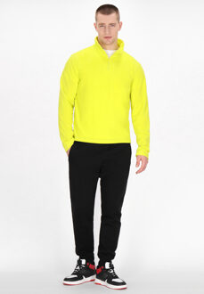 Mo Fleece trui Heren kalk - maat Limoengroen