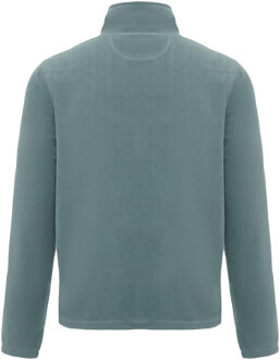 Mo Fleece trui Heren Turquoise Grijs