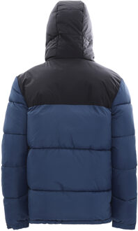 Mo Gewatteerd gewatteerd jack Heren Donker blauwgroen zwart - maat Donkerblauw