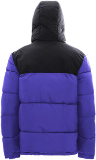 Mo Gewatteerd gewatteerd jack Heren Kobalt Zwart Blauw - S