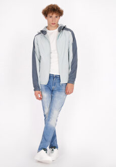 Mo Jas Heren Licht turkoois grijs Turquoise - M