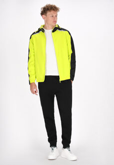 Mo Jas Heren Limoen Zwart - maat S Limoengroen