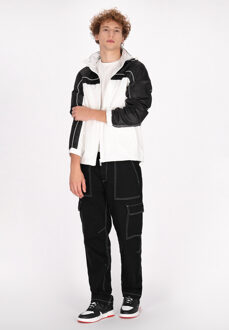 Mo Jas Heren wit zwart - maat M Wit/Zwart