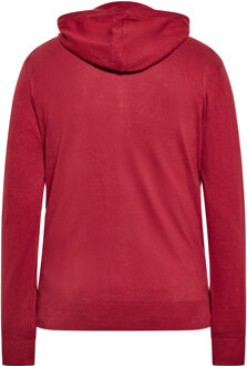 Mo Jas met capuchon Heren wijnrood