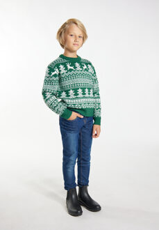 Mo Jumper jongens (kinderen) Groen Wit Wit/Groen