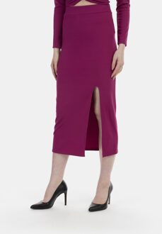 Mo myMo at night Jersey Midi rok - maat Fuchsia