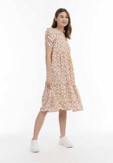 Mo myMo Midi Korte Mouw Jurk Veelkleurig - S