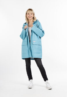 Mo myMo oversized regenjas keepsudry Blauw - XS/S