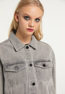 Mo myMo ROCKS Denim Jacket Grijs - S