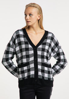 Mo myMo ROCKS vest blonda Zwart/wit - 2XL