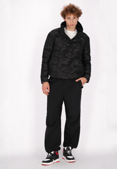 Mo Slip-on jas Heren Grijze camouflage Donkergrijs