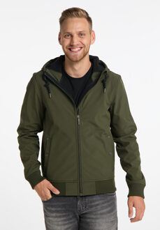 Mo softshell blouson Heren donkere olijf - M