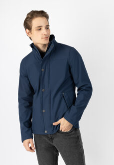 Mo softshell jas Heren marine Marineblauw