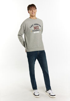Mo Sweatshirt Heren grijs melange