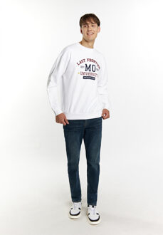 Mo Sweatshirt Heren wit - maat L
