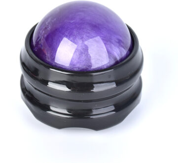 Mo Tulip Massage Roller Ball Massager Body Therapie Voet Terug Taille Heup Relaxer Stress Release Spier Ontspanning paars
