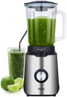 Moa Blender Met Glazen Kan - 1.5 Liter - 1000 Watt - Tb61