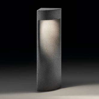 Moai B/60 LED tuinvertlichting, 60 cm hoogte grijs