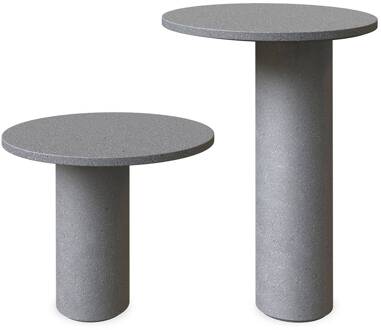 Moal LED sokkellamp, hoogte 45,5 cm cementgrijs