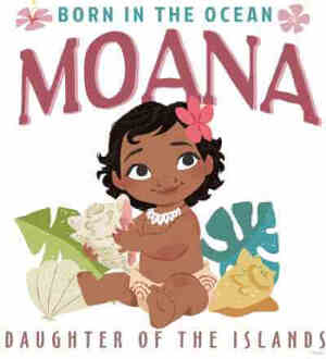 Moana Born In The Ocean T-shirt - Wit - M - Wit