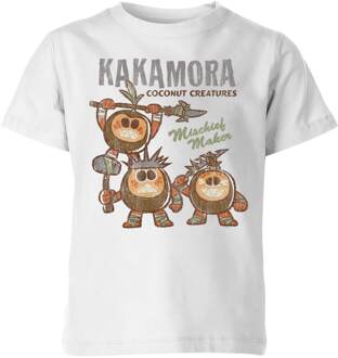 Moana Kakamora Mischief Maker Kinder T-shirt - Wit - 122/128 (7-8 jaar)