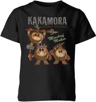 Moana Kakamora Mischief Maker Kinder T-shirt - Zwart - 98/104 (3-4 jaar) - XS