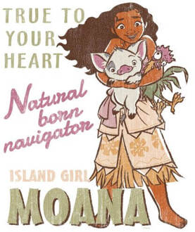 Moana Natural Born Navigator Dames T-shirt - Wit - M - Wit