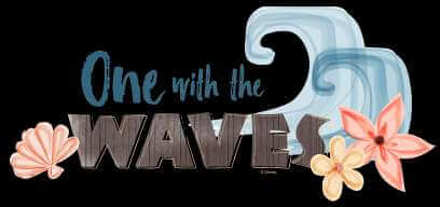 Moana One With The Waves Dames Trui - Zwart - L - Zwart