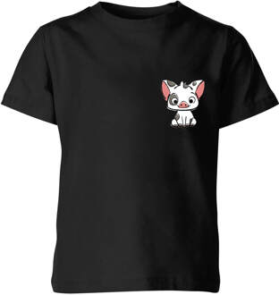 Moana Pua The Pig Kinder T-shirt - Zwart - 110/116 (5-6 jaar) - S