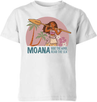 Moana Read The Sea Kinder T-shirt - Wit - 98/104 (3-4 jaar) - Wit - XS