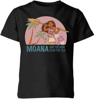 Moana Read The Sea Kinder T-shirt - Zwart - 98/104 (3-4 jaar) - Zwart - XS