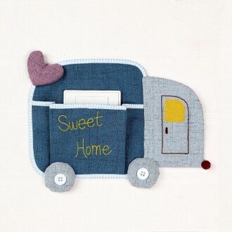 Mobiel Opladen Opknoping Bag Pocket Switch Cover Met Opslag Pocket Doek Beschermende Schakelaar Sticker Home Decor Car