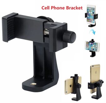 Mobiel Statief Mount 360 Graden Rotatie Mobiele Telefoon Stand Mobiele Telefoon Clip Houder Verticale Bracket Adapter Voor Samsung Iphone