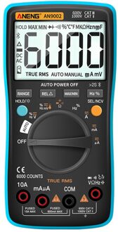 Mobiele App Condensator Tester Meter Bluetooth Digitale Multimeter Dc/Ac Voltmeter Voor Huishoudelijke Elektriciteit Accessoires Blauw
